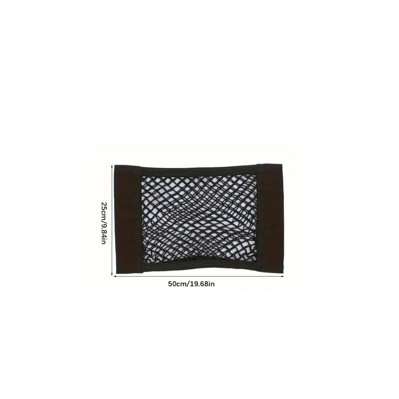 Luggage Storages Car Trunk Storage Bag Double Stretch Velcro Car Storage Net Bag Mesh Storages Net Bag Car Net