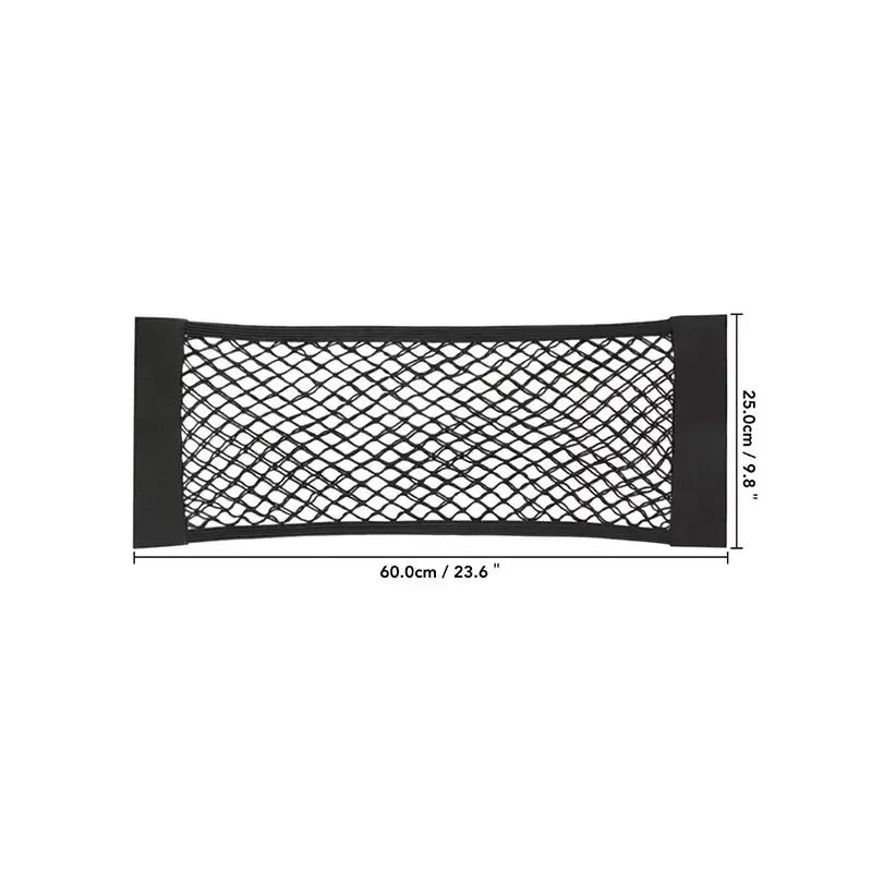 Luggage Storages Car Trunk Storage Bag Double Stretch Velcro Car Storage Net Bag Mesh Storages Net Bag Car Net